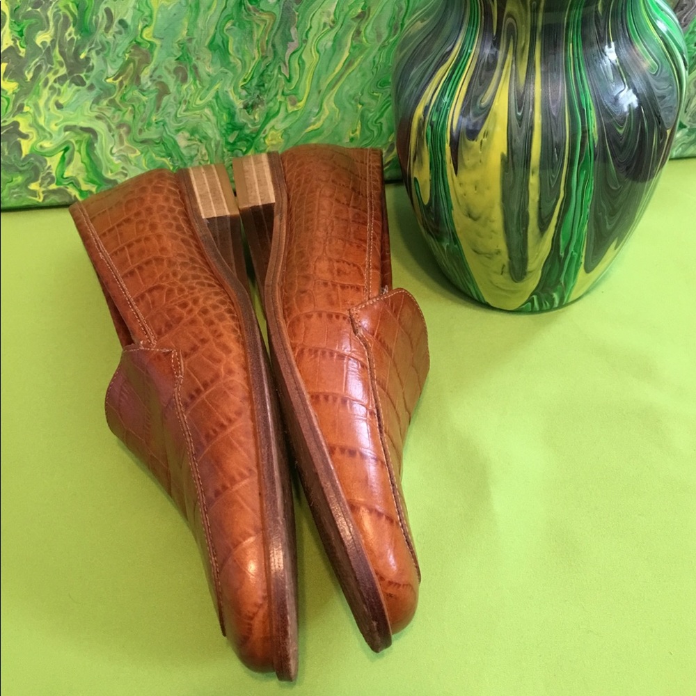 HP🎉 Ralph Lauren Vintage Crocodile Leather Loafer - Picture 5 of 5